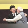 Foxconn Chairman Young Liu and Prime Minister Narendra Modi Foxconn Chairman Young Liu and Prime Minister Narendra Modi