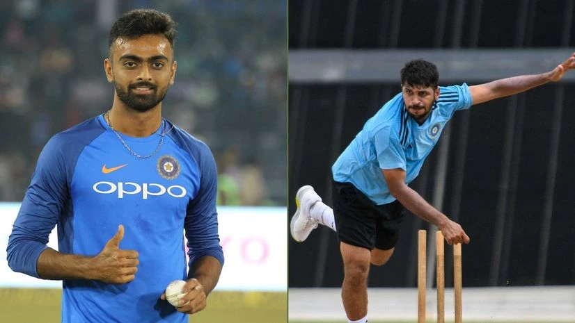 Shardul Thakur Jaydev Unadkat Shardul Thakur vs Jaydev Unadkat for World Cup squad. Photo: Twitter