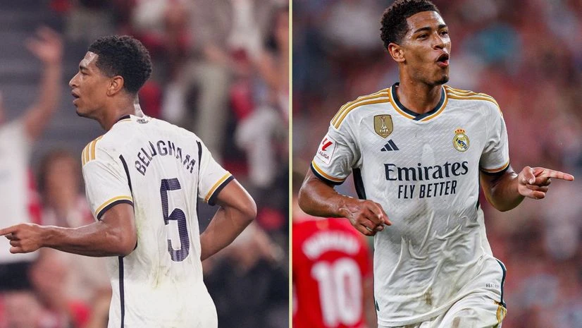 Jude Bellingham Real Madrid Jude Bellingham Real Madrid debut. Photo: Twitter