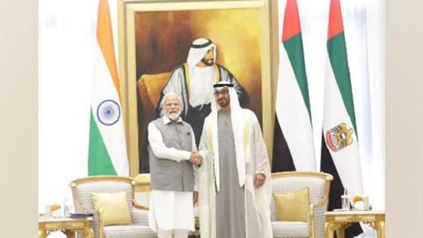 Prime Minister Narendra Modi and UAE President HH Sheikh Mohamed bin Zayed Al Nahyan Prime Minister Narendra Modi and UAE President HH Sheikh Mohamed bin Zayed Al Nahyan