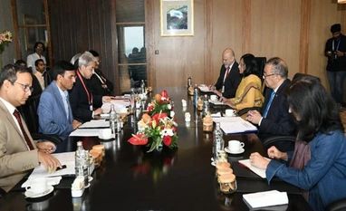 Mandaviya meets WHO chief on sidelines of G20 Health Ministers meeting Union Minister Mandaviya holds meeting with WHO Chief on sidelines of G20 Health Ministers meeting