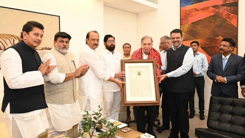 Ratan Tata conferred with Udyog Ratna' award Ratan Tata conferred with Udyog Ratna' award