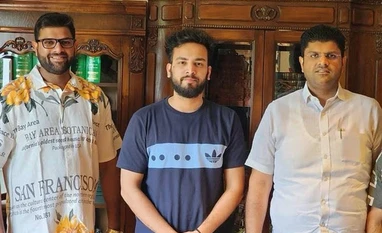 Elvish Yadav with Dushyant Chautala Elvish Yadav with Dushyant Chautala