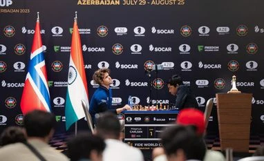 Chess World Cup Final: Praggnanandhaa and Carlsen agree to draw second game Pragg