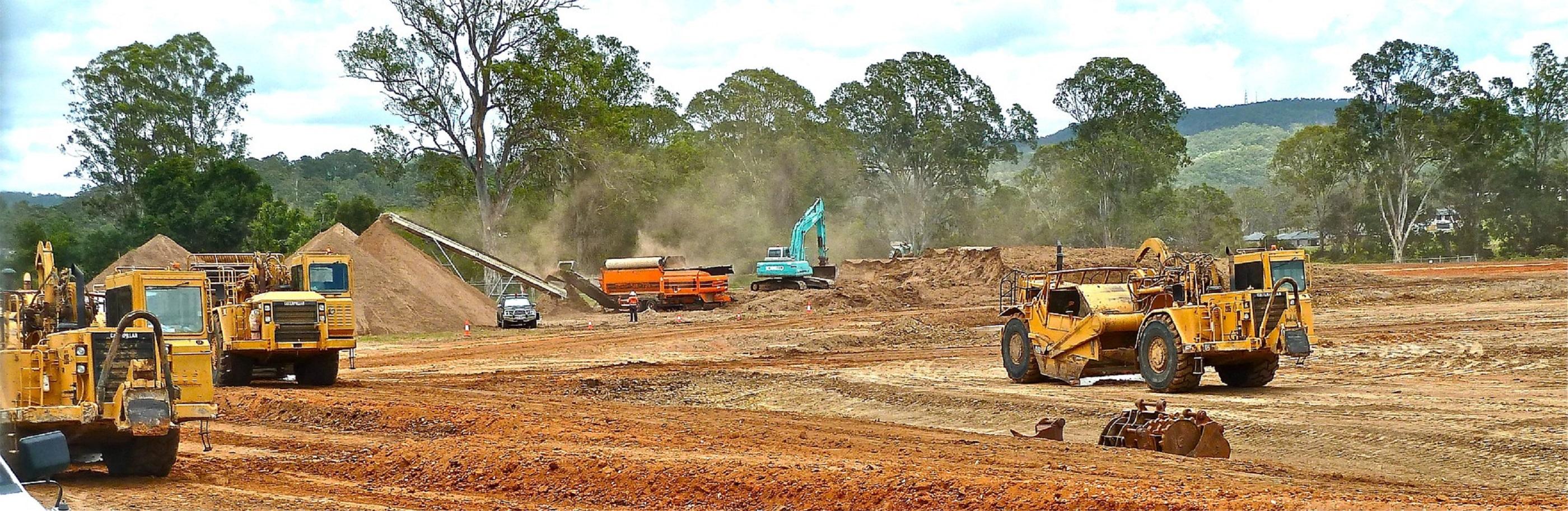 Earthwork in Tobertaskin