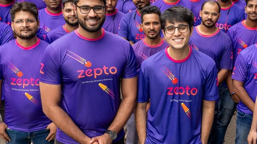 Zepto founders with the riders (Left to right- Kaivalya Vohra, Aadit Palicha) Zepto founders with the riders (Left to right- Kaivalya Vohra, Aadit Palicha)