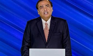 Mukesh Ambani bats for young RIL, to keep average age of talent at 30s Chairman Mukesh Ambani speaks during the 46th AGM of RIL (Photo: PTI)