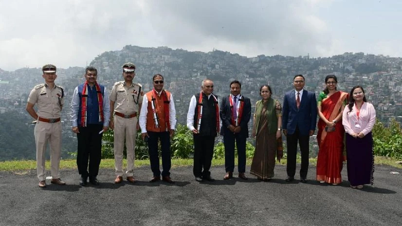 Election Commission of India (ECI) team in Mizoram Election Commission of India (ECI) team in Mizoram