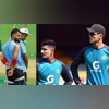 Virat Kohli, Naseem Shah, Shaheen Shah Afridi Virat Kohli, Naseem Shah, Shaheen Shah Afridi