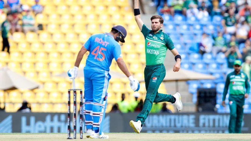 Shaheen Afridi Shaheen Afridi removed Rohit Sharma in Asia Cup 2023. Photo: PCB