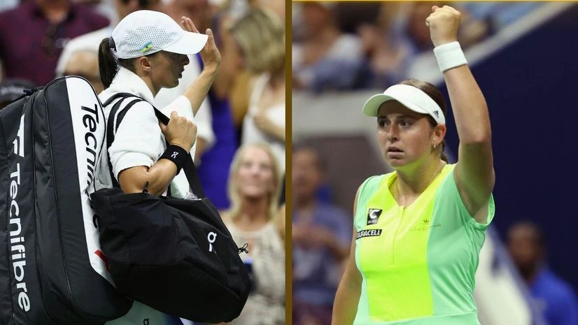 Iga Swiatek, Jelena Ostapenko Iga Swiatek, Jelena Ostapenko
