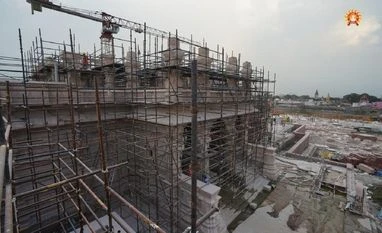 Ram Janmbhoomi Trust shares photos of under-construction Ram Temple in UP temple
