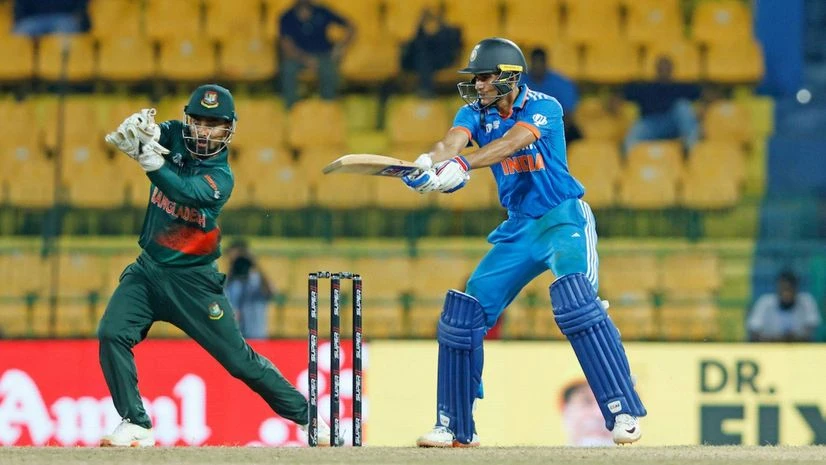 Shubman Gill Shubman Gill hits century against Bangladesh in Asia Cup 2023. Photo: BCCI