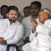 Bihar Chief Minister Nitish Kumar with Deputy Chief Minister Tejashwi Yadav