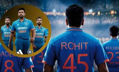 Rohit Sharma's men to don new jersey in ODI World Cup 2023; check pics here INDIA WORLD CUP JERSEY