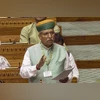 Over 5 cr cases pending in Indian courts, 80,000 of them in SC: Law Min Union Law Minister Arjun Ram Meghwal speaks in the Lok Sabha during the special session of the Parliament