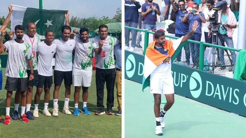 India vs Pakistan India vs Pakistan in Tennis. Photo: X
