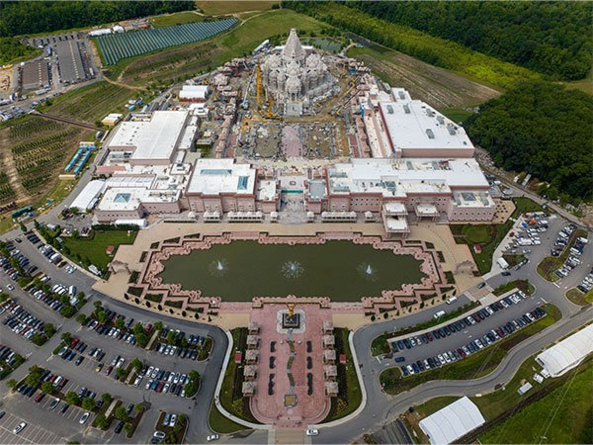 Largest Hindu Temple Outside India Opens Its Doors For Public In New Jersey