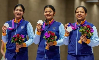 Olympics 2024: Sift, Anjum fail to qualify for women's 50m 3P finals Sift Kaur Samra, Manini Kaushik and Ashi Chouksey