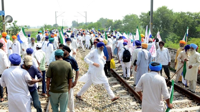 farmers protest, rail roko farmers protest, rail roko