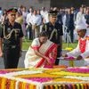 President Murmu, Vice President Dhankhar pay homage to Mahatma Gandhi