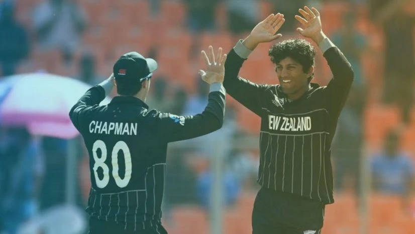 ODI World Cup England restrict New Zealand to 282/9 in the first match of the ODI World Cup 2023. Photo: X