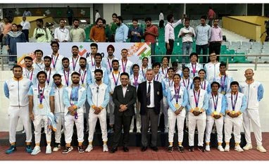 Roger Binny, Jay Shah, Asian Games gold medallist Roger Binny, Jay Shah, Asian Games gold medallist