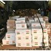 Humanitarian aid, disaster relief material, stock