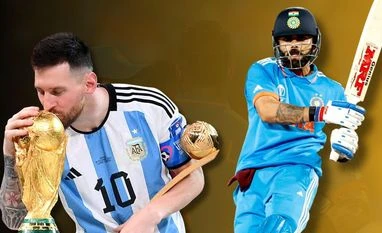 Kohli helps Disney+Hotstar break Jio Cinemas viewership record of FIFA WC Virat Kohli, Lionel Messi, Disney-hotstar, jio cinemas, ICC Cricket World Cup, FIFA World Cup