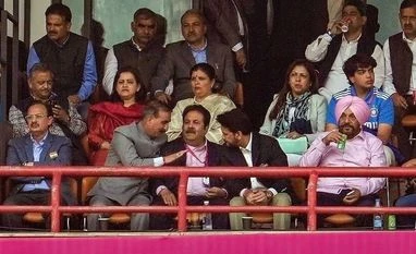 India vs New Zealand: BJP, Congress leaders attend match in Dharamshala BJP, Congress leaders at HPCA