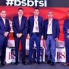 (From left) Raghvendra Singh, global head, Cloud Security Centre of Excellence of Cyber Security Practice, TCS; Rajesh Mirjankar, MD and CEO, Kiya.ai; Prakash Bharath, director, Freshworks, India & SAARC; Sujeeth Williams, sales director, NTT Global