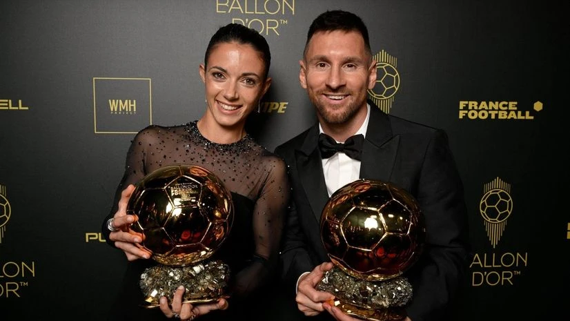 Football legend Lionel Messi wins Ballon d'Or award for record eighth time