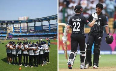New Zealand vs Sri Lanka New Zealand vs Sri Lanka in ICC Cricket World Cup 2023. Photo: X