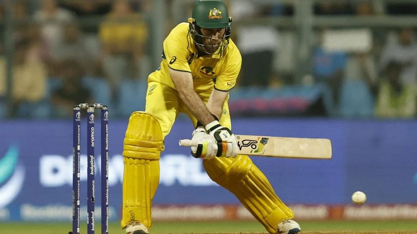 Glenn Maxwell Glenn Maxwell vs Afghanistan in World Cup 2023. Photo: PTI