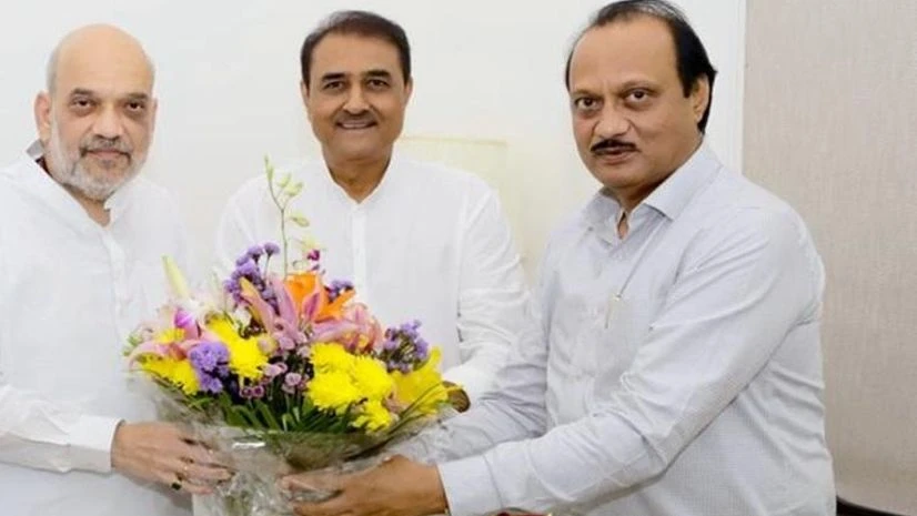 Ajit Pawar, Praful Patel meet Amit Shah Ajit Pawar, Praful Patel meet Amit Shah