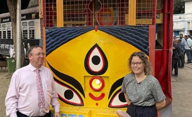 UK firms ready to help Bengal develop green public transport system: Envoy British Deputy High Commissioner to East and Northeast India Andrew Fleming and British Deputy Trade Commissioner to South Asia Anna Shotbolt