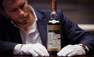 A rare 1926 Macallan whisky sold for a record price at a Sotheby auction 1926 Macallan whisky