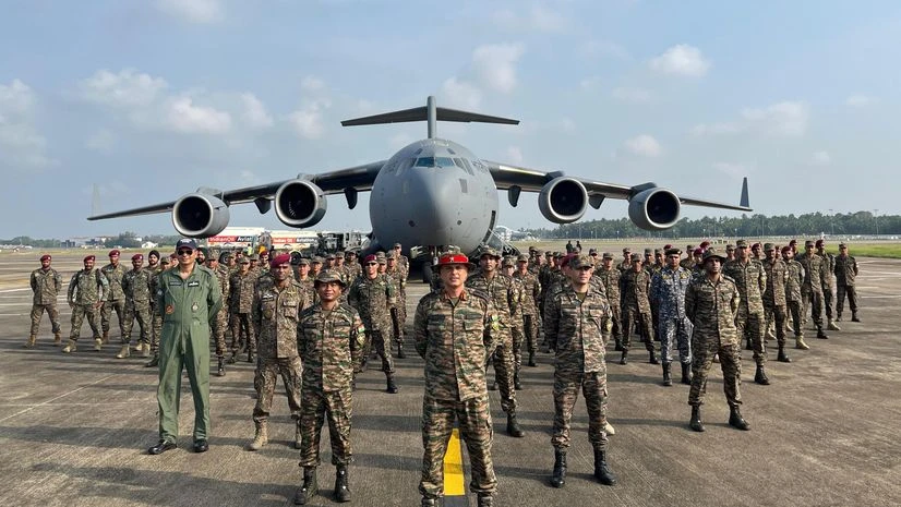 Indian Armed Forces contingent Indian Armed Forces contingent (Photo: PIB)