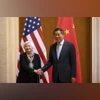 Janet Yellen US Treasury Secretary Janet Yellen (L) shakes hands with Chinese Vice Premier He Lifeng during a meeting at the Diaoyutai State Guesthouse on July 8, 2023 in Beijing