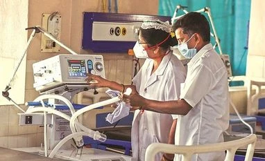 HITES registers 31% increase in net profit at Rs 32.86 crore in FY24 Health workers arrange medical equipment at a hospital in Hyderabad