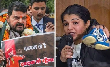 Brij Bhushan Sharan Singh, Sakshi Malik Brij Bhushan Sharan Singh, Sakshi Malik