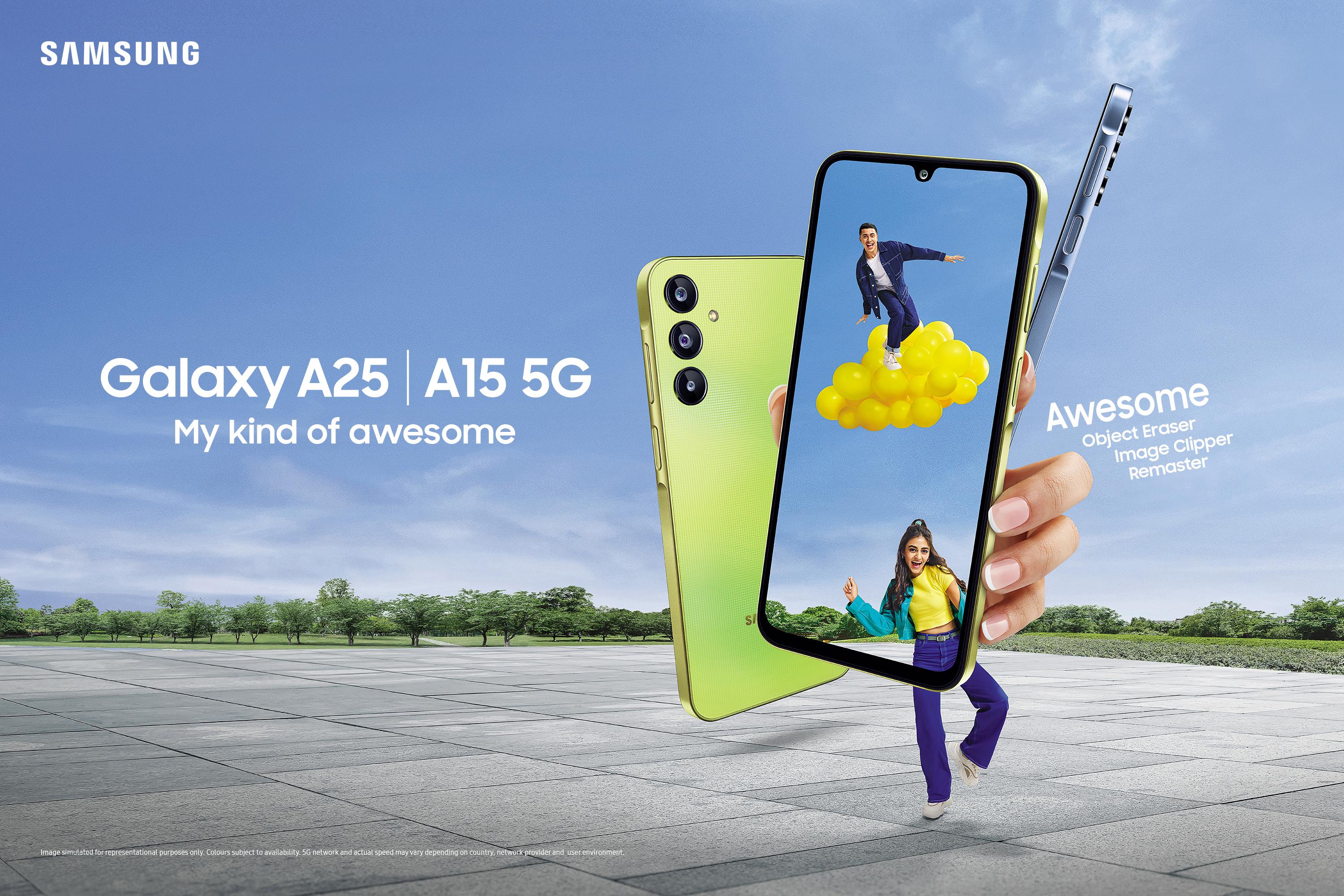 Samsung Launches Galaxy A15 5G Galaxy A25 5G Smartphones Price And 
