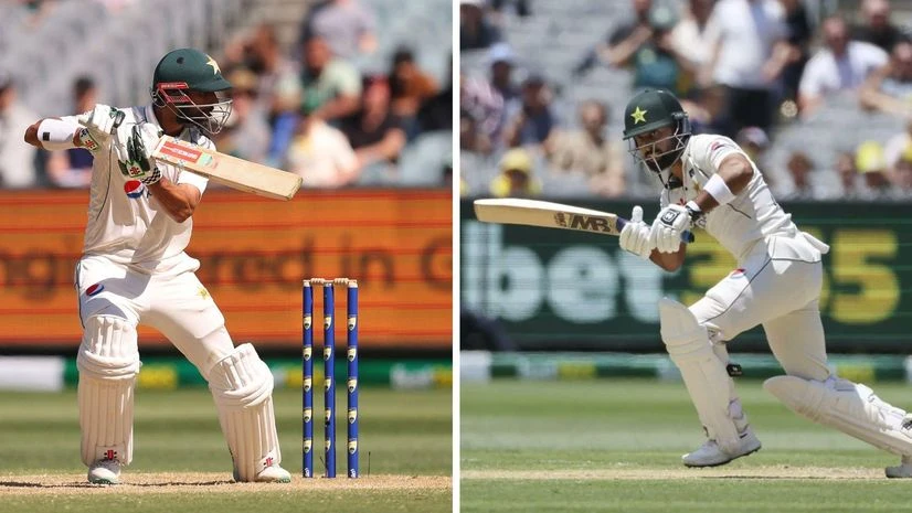 Pak skipper defends controversial selection call after 1st Test defeat | News Shan Masood, Abdullah Shafique. File Photo: X