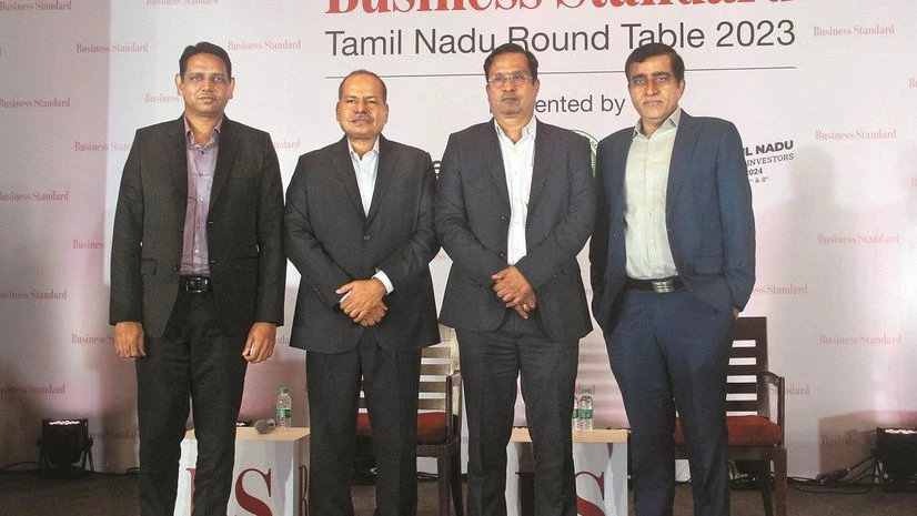 (From left): Kartikeyan P, head of materials management, Nokia Solutions & Networks, Chennai Factory; Hans Raj Verma, chairman and managing director, TIIC ; Gopala Krishnan CS, chief manufacturing officer, Hyundai Motors India; Balasubramaniam M, CE (From left): Kartikeyan P, head of materials management, Nokia Solutions & Networks, Chennai Factory; Hans Raj Verma, chairman and managing director, TIIC ; Gopala Krishnan CS, chief manufacturing officer, Hyundai Motors India; Balasubramaniam M, CE