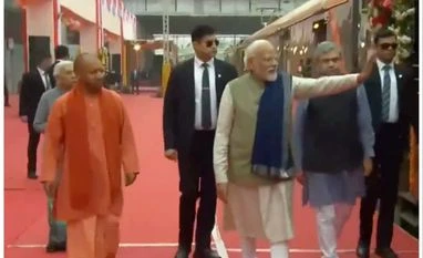 PM flags off Amrit Bharat, Vande Bharat trains from Ayodhya Dham Station PM Modi
