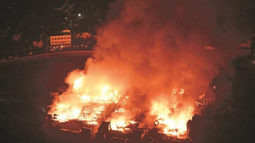 Fire After Japan Tsunami Fire After Japan Tsunami