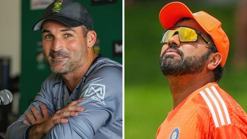 Dean Elgar, Rohit Sharma Dean Elgar, Rohit Sharma