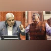 TMC MP Kalyan Banerjee has been embroiled in a row over mimicking Rajya Sabha Chairman and Vice-President Jagdeep Dhankhar (Photos: PTI) TMC MP Kalyan Banerjee has been embroiled in a row over mimicking Rajya Sabha Chairman and Vice-President Jagdeep Dhankhar (Photos: PTI)