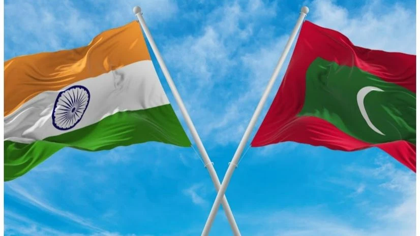 India-Maldives, India Maldives flag India-Maldives, India Maldives flag