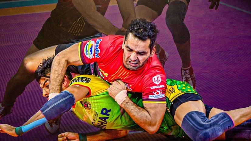 PKL 2024: Bengaluru Bulls, Jaipur Pink Panthers play out thrilling tie | Pro Kabaddi League 2023 Bengaluru Bulls' Surjeet Singh